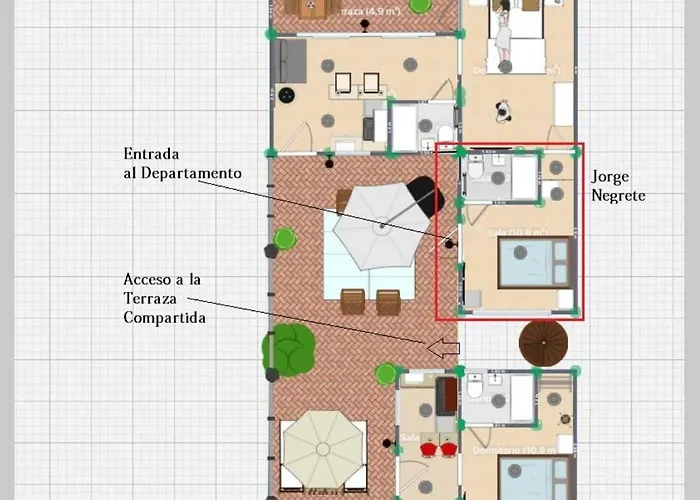 Apartment Jorge Negrete - Independiente Con Bano Privado Y Bella Terraza Comun Mexico City